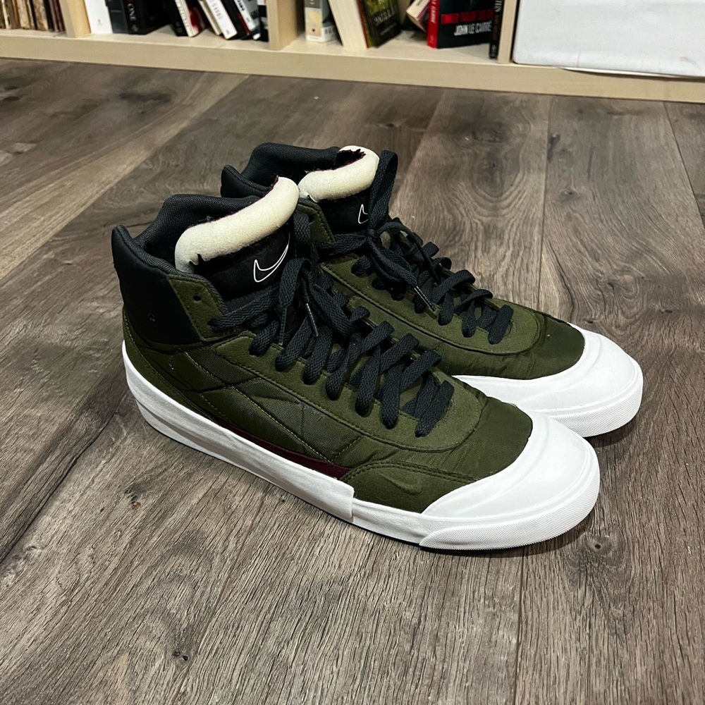 Nike drop-type lx mid green men’s athletic shoes size 12